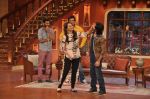 Sonakshi Sinha, Sonu Sood, Shahid Kapoor on the sets of Comedy Nights with Kapil in Mumbai on 4th Dec 2013